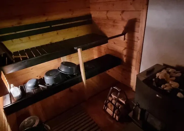 Mukava Pieni 2-4h Moekki Min 2 Vrk Saimaan Rannalla, Poreallas, Puusauna, Wi-fi, Smart Tv, Parivuode Ja Vuodesohva 萨翁林纳