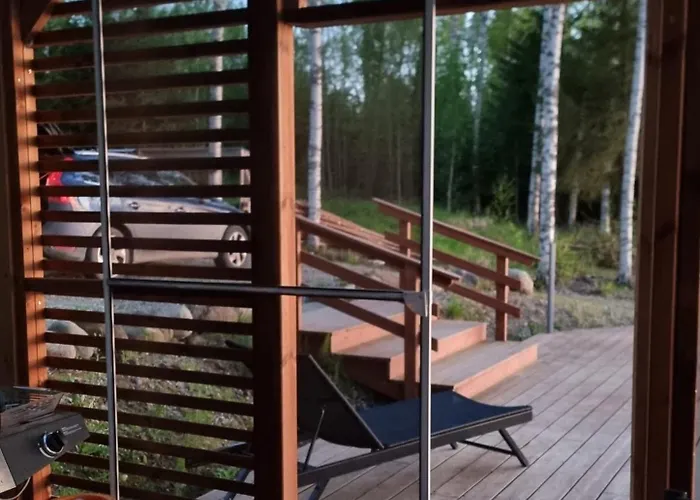 Chalet Mukava Pieni 2-4h Moekki Min 2 Vrk Saimaan Rannalla, Poreallas, Puusauna, Wi-fi, Smart Tv, Parivuode Ja Vuodesohva *